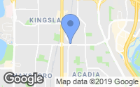 Map of Evanston, AB