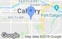 Map of Evanston, AB