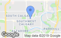 Map of Evanston, AB
