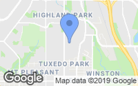 Map of Evanston, AB