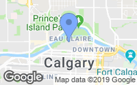 Map of Evanston, AB