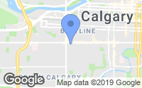 Map of Evanston, AB