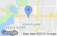 Map of Evanston, AB