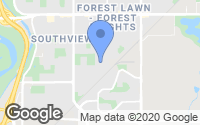 Map of Evanston, AB