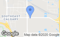 Map of Evanston, AB