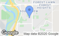 Map of Evanston, AB