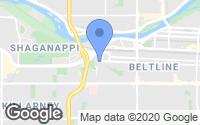 Map of Evanston, AB