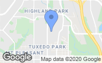 Map of Evanston, AB