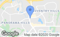 Map of Evanston, AB