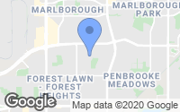 Map of Evanston, AB