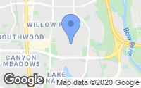 Map of Evanston, AB