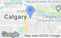 Map of Evanston, AB